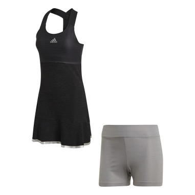 Robe ADIDAS Femme Y-DRESS GLAM ON Noir / Argent...