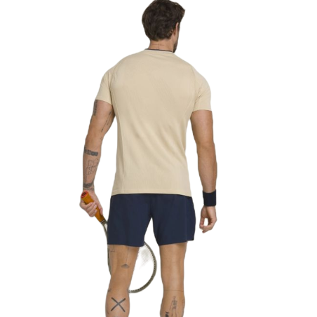 T-Shirt WILSON Homme 1/2 Zip PLAYERS SEAMLESS Beige PE 2024