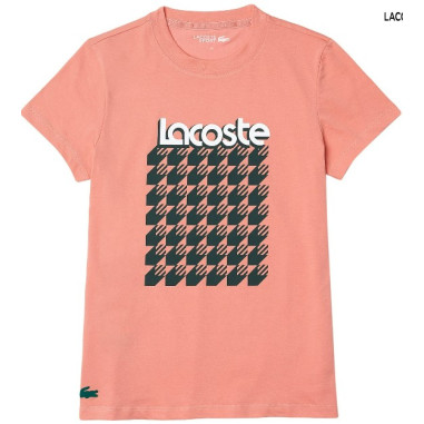 T-Shirt LACOSTE Femme SPORT Rose Saumon AH 2021