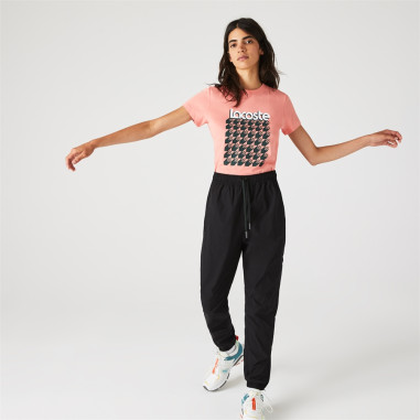 T-Shirt LACOSTE Femme SPORT Rose Saumon AH 2021