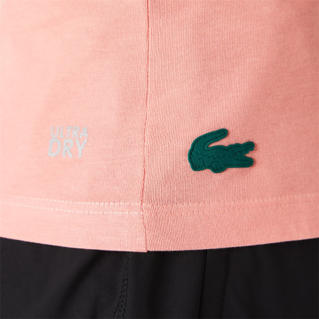 T-Shirt LACOSTE Femme SPORT Rose Saumon AH 2021
