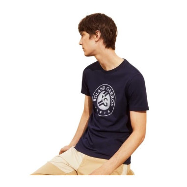 T-Shirt LACOSTE Homme ROLAND GARROS Marine PE 2022