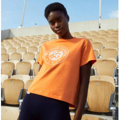 T-Shirt LACOSTE Femme ROLAND GARROS Orange PE 2022 2