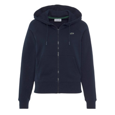 Veste à capuche zipéée LACOSTE Femme MOLLETON...