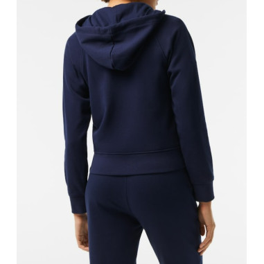 Veste à capuche zipéée LACOSTE Femme MOLLETON...