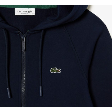 Veste à capuche zipéée LACOSTE Femme MOLLETON...