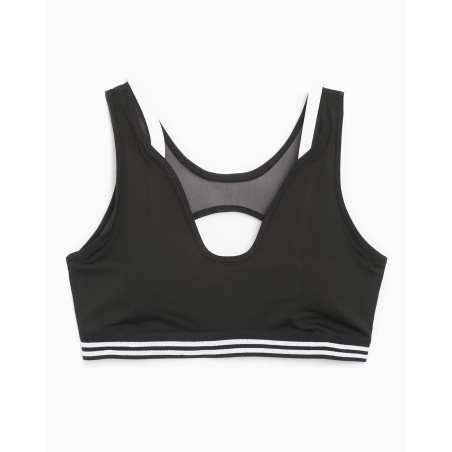 Brassière LACOSTE Femme SPORT Noire PE 2022