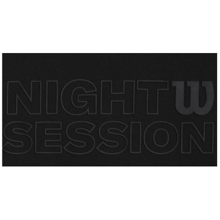 T-Shirt WILSON Homme NIGHT SESSION TCH Noir PE 2022