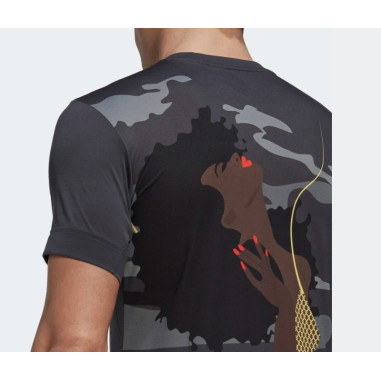 T-Shirt ADIDAS Homme GRAPHIQUE NEW YORK Noir AH...