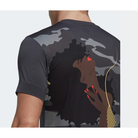 T-Shirt ADIDAS Homme GRAPHIQUE NEW YORK Noir AH 2022