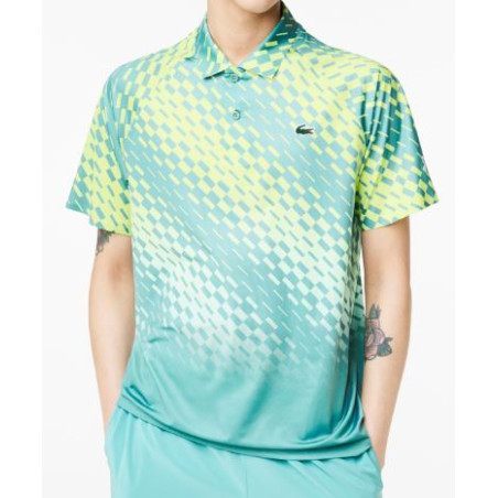 Polo LACOSTE FEMME Sport Vert / Jaune fluo PE 2022