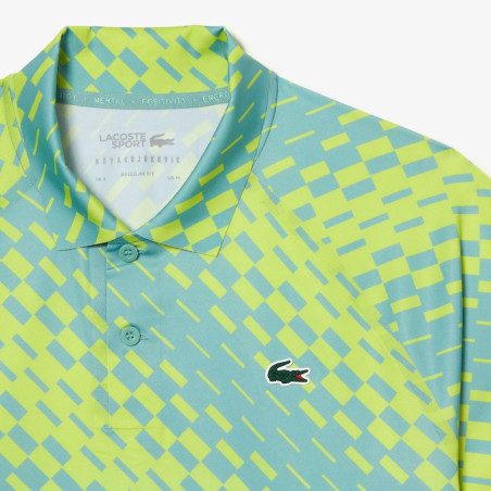 Polo LACOSTE Homme DJOKOVIC Vert / Jaune PE 2023