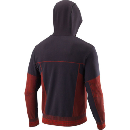 Veste à capuche WILSON Homme Zippée RUSH PRO Noir / Rouge AH 2022 
