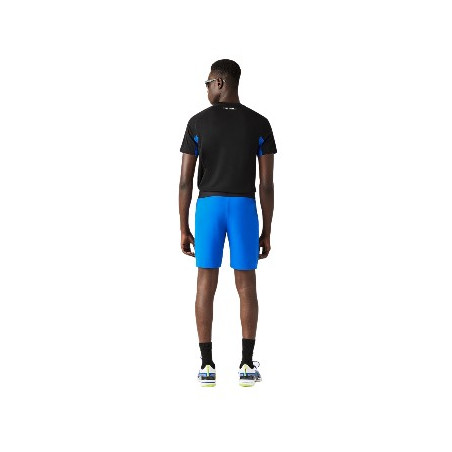 Short LACOSTE Homme SPORT avec imprimé contrasté Bleu / Noir AH 2022