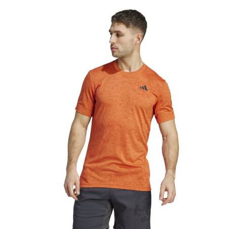 T-Shirt ADIDAS Homme TENNIS FREELIFT Orange PE 2023