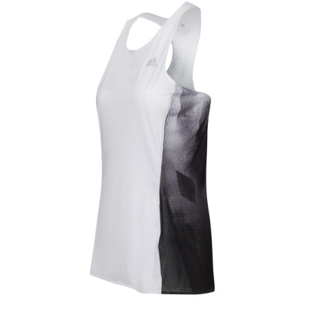 Débardeur Running ADIDAS Femme SUB 2 Singlet Blanc / Noir PE 2019