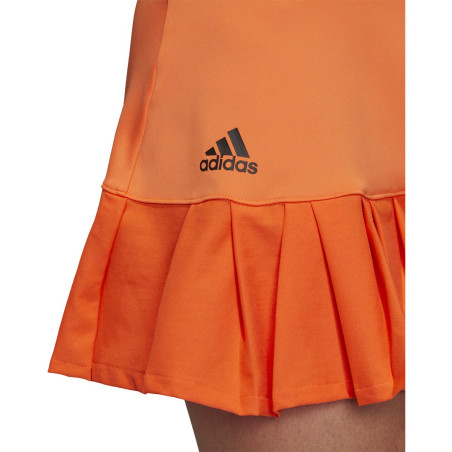 Jupe ADIDAS Femme avec shorty PRIMEBLUE Orange / Gris PE 2020