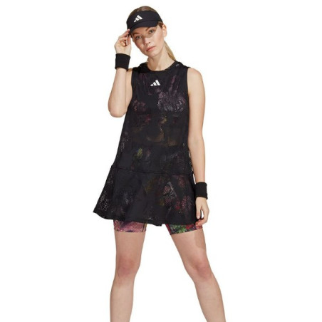 Robe ADIDAS Femme avec Shorty + Brassière MELBOURNE Noir / Multicolor PE 2023