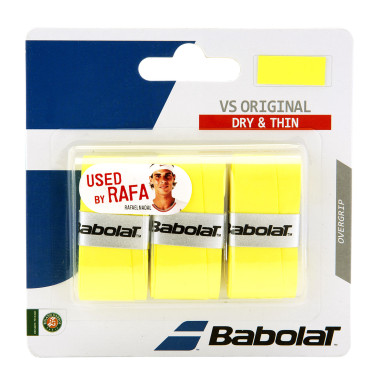 Surgrip BABOLAT VS ORIGINAL Jaune Fluo x3