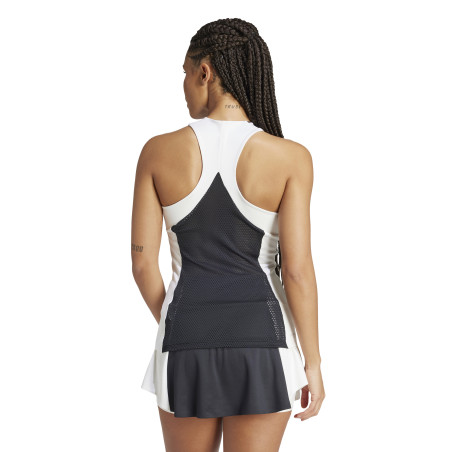 Débardeur ADIDAS Femme PREMIUM TANK Noir / Blanc PE 2024