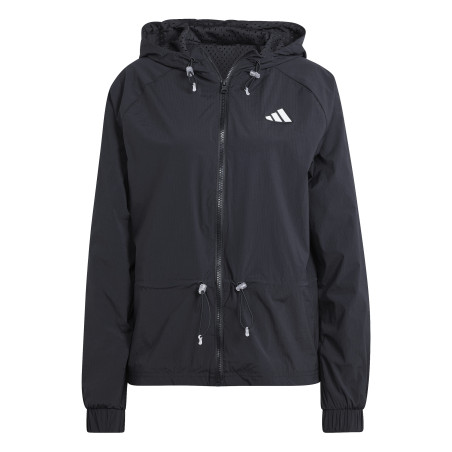 Veste ADIDAS Femme CORE PRO COVER-UP Noir / Blanc AH 2023 
