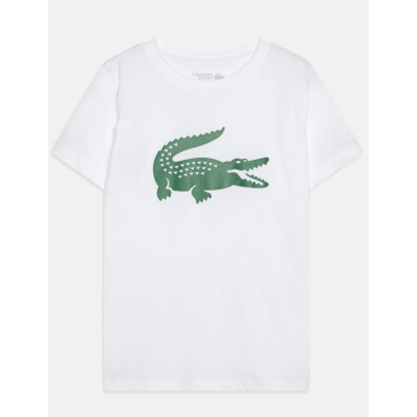 T-Shirt LACOSTE Junior Garçon SPORT Blanc /...
