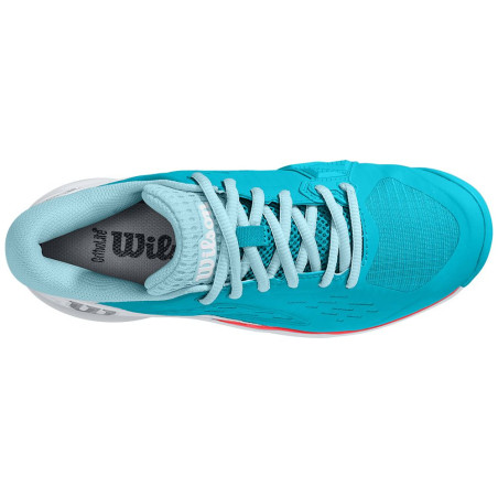 Chaussures WILSON Femme RUSH PRO ACE Terre Battue Bleu / Blanc PE 2022