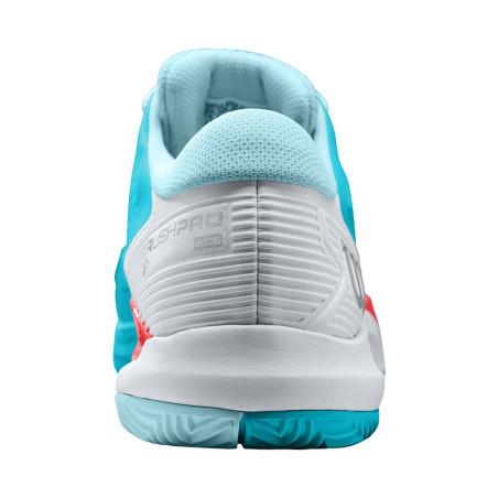 Chaussures WILSON Femme RUSH PRO ACE Terre Battue Bleu / Blanc PE 2022