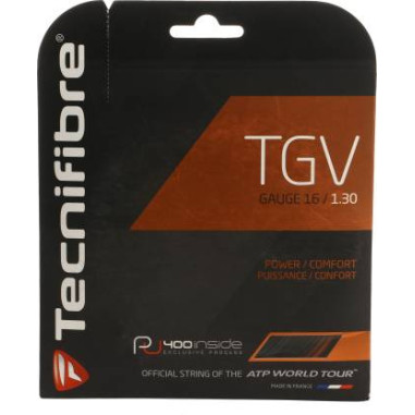 Cordage TECNIFIBRE TGV Noir 1.30mm (12m)