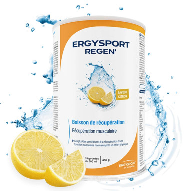 Boisson ERGYSPORT REGEN' APRES EFFORT Citron 450g