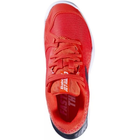 Chaussures BABOLAT Garçon JET MACH 3 Rouge / Noir PE 2024