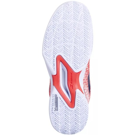 Chaussures BABOLAT Junior Garçon JET MACH 3 Rouge / Noir PE 2024