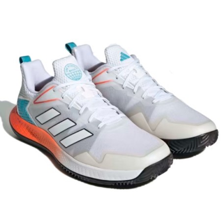 Chaussures ADIDAS Homme DEFIANT SPEED M Terre Battue Blanc / Bleu PE 2023