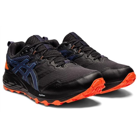Chaussures Running ASICS Homme GEL-SONOMA 6 GTX Noir / Bleu / Orange PE 2022