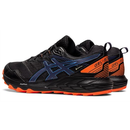 Chaussures Running ASICS Homme GEL-SONOMA 6 GTX Noir / Bleu / Orange PE 2022