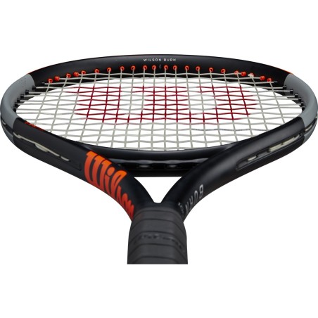 Raquette WILSON BURN 100ULS V4.0 Noir / Orange / Gris (260 g) 18x16 2022