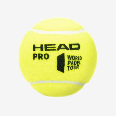 Tube de 3 balles Padel HEAD Pro 2018
