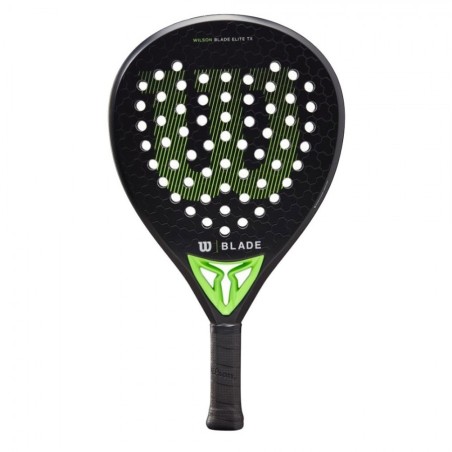 Raquette Padel WILSON BLADE ELITE TX V2 Noir / Vert  (361 g) 2023