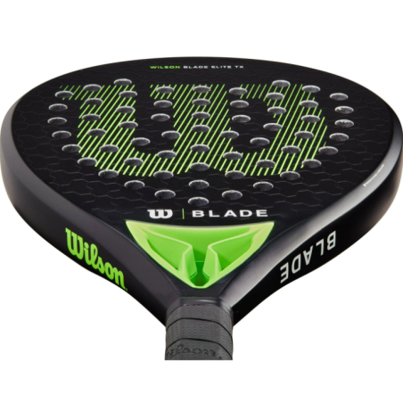 Raquette Padel WILSON BLADE ELITE TX V2 Noir / Vert  (361 g) 2023