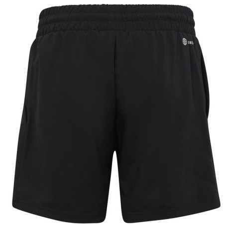Short ADIDAS Garçon 3 BANDES CLUB Noir PE 2023