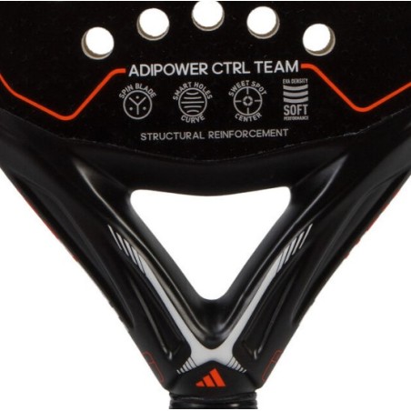 Raquette Padel ADIDAS ADIPOWER CTRL TEAM Noir / Orange (375 g) 2023