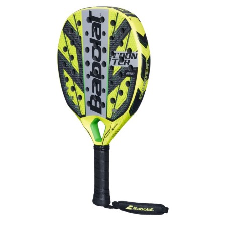 Raquette Padel BABOLAT COUNTER VERON Jaune / Noir (365 g) 2023