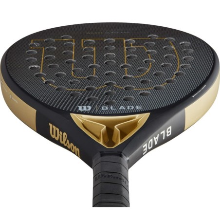 Raquette Padel WILSON BLADE PRO V2 Noir / Or (365 g) 2023