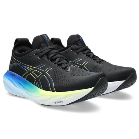 Chaussures Running ASICS Homme GEL-NIMBUS 25 Noir / Bleu AH 2023