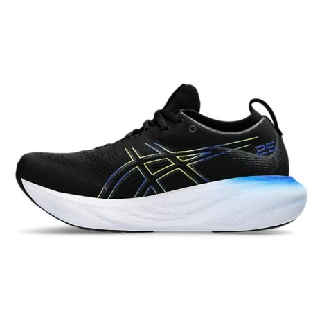 Chaussures Running ASICS Homme GEL-NIMBUS 25 Noire / Bleu AH 2023