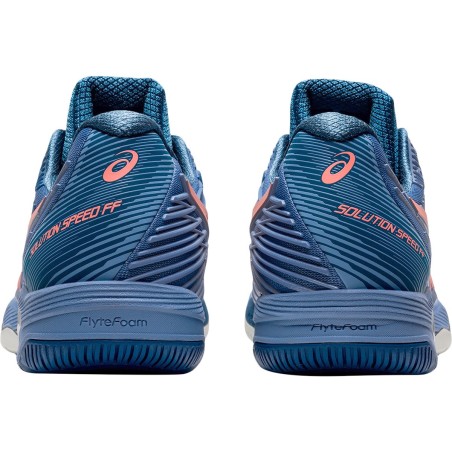 Chaussures ASICS Homme SOLUTION SPEED FF2 Toutes Surfaces Bleu / Corail 2022