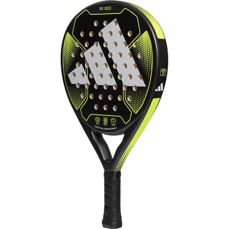 Raquette Padel ADIDAS Rx 1000 (365g) Noir / Blanc / Jaune 2023