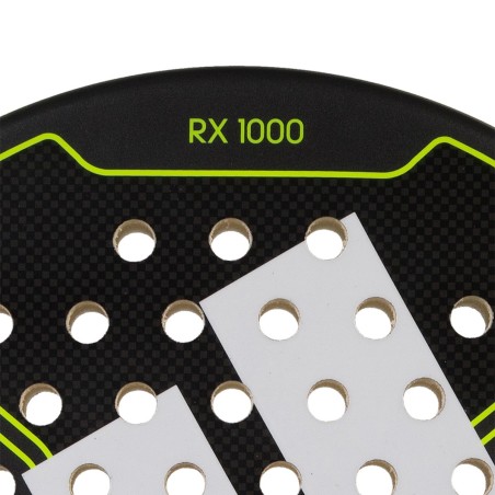 Raquette Padel ADIDAS Rx 1000 (365g) Noir / Blanc / Jaune 2023