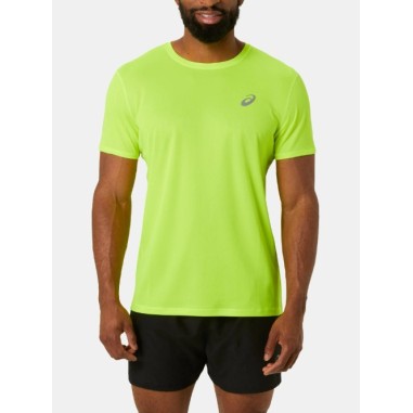 T-Shirts Running ASICS Homme CORE SS TOP Fluo...