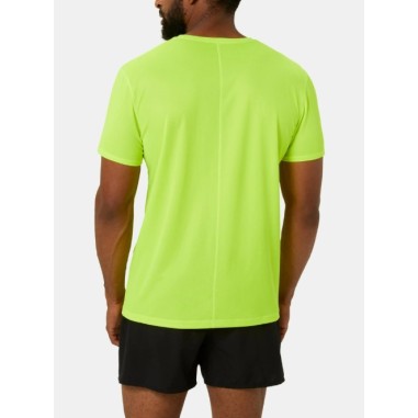 T-Shirts Running ASICS Homme CORE SS TOP Fluo...